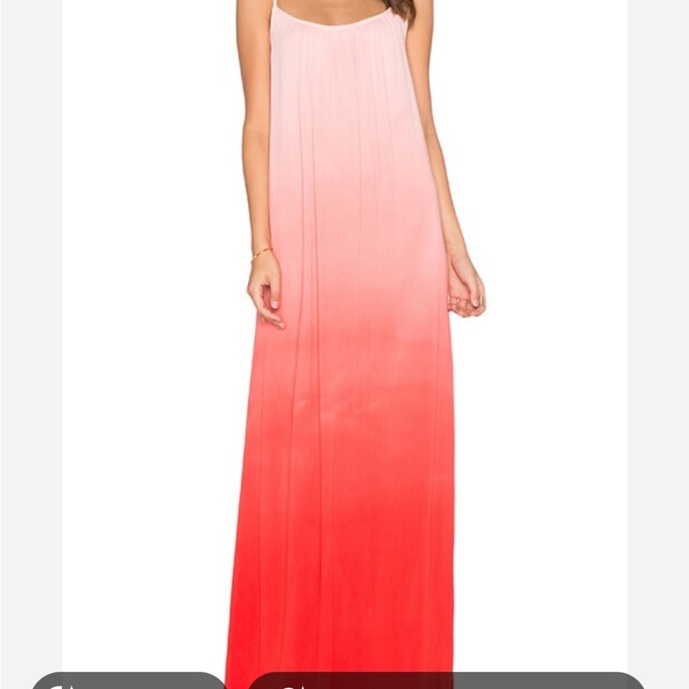 VGUC Splendid Ombre Maxi Dress in Poppy Red. Size Medium